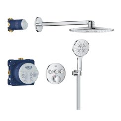 Concealed shower system with Rainshower SmartActive 310