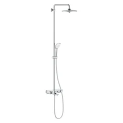 26510000_Euphoria SmartControl System 260 Mono Shower system with Bath Safety Mixer for wall mounting
