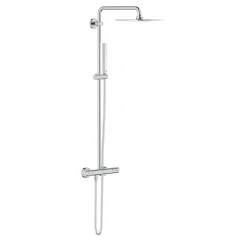 26087000_Euphoria Cube System 230 Shower system with thermostatic mixer for wall mounting